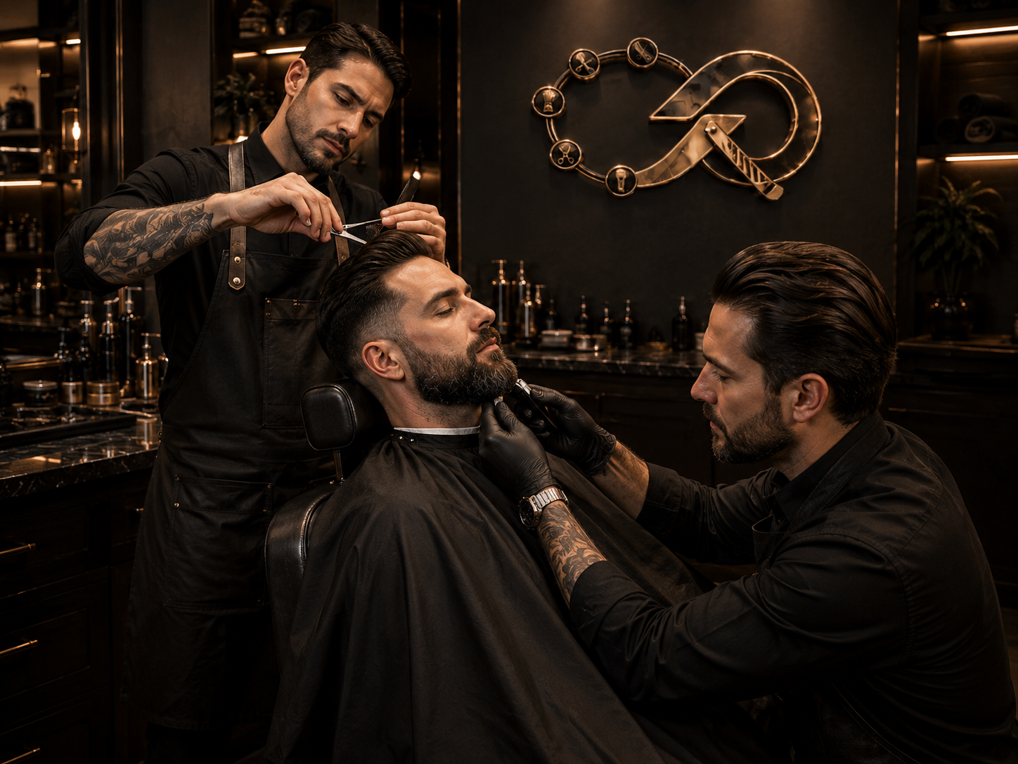 Corte e barba