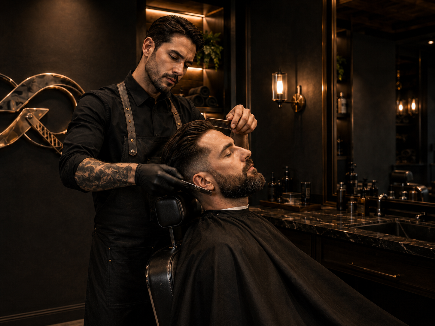 Corte e barba