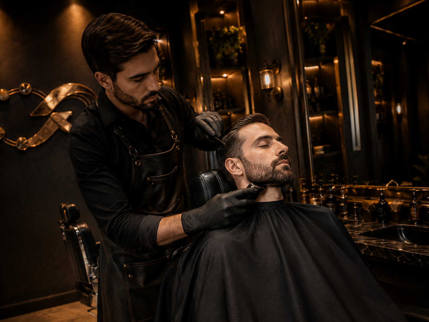 Corte e barba